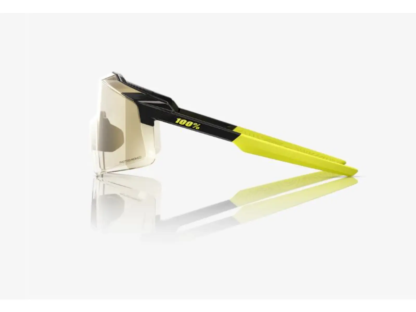 100% Aerocraft brýle Gloss Metallic Black/Photochromic