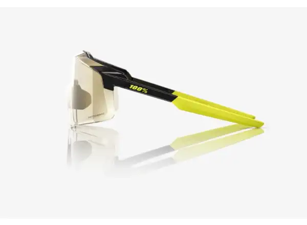 100% Aerocraft brýle Gloss Metallic Black/Photochromic