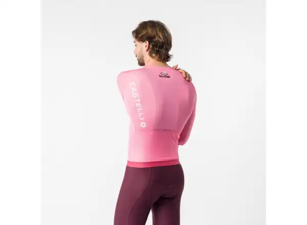 Castelli Giro 109 Corretto pánský dres dlouhý rukáv Rosa Giro