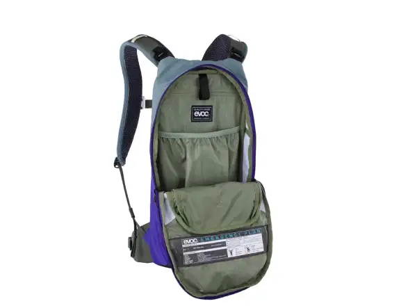 Evoc Stage 6 l batoh Steel/Violet/Dark Olive