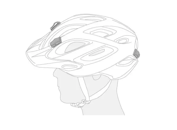 Petzl Uni Adapt nalepovací klipy pro čelovku