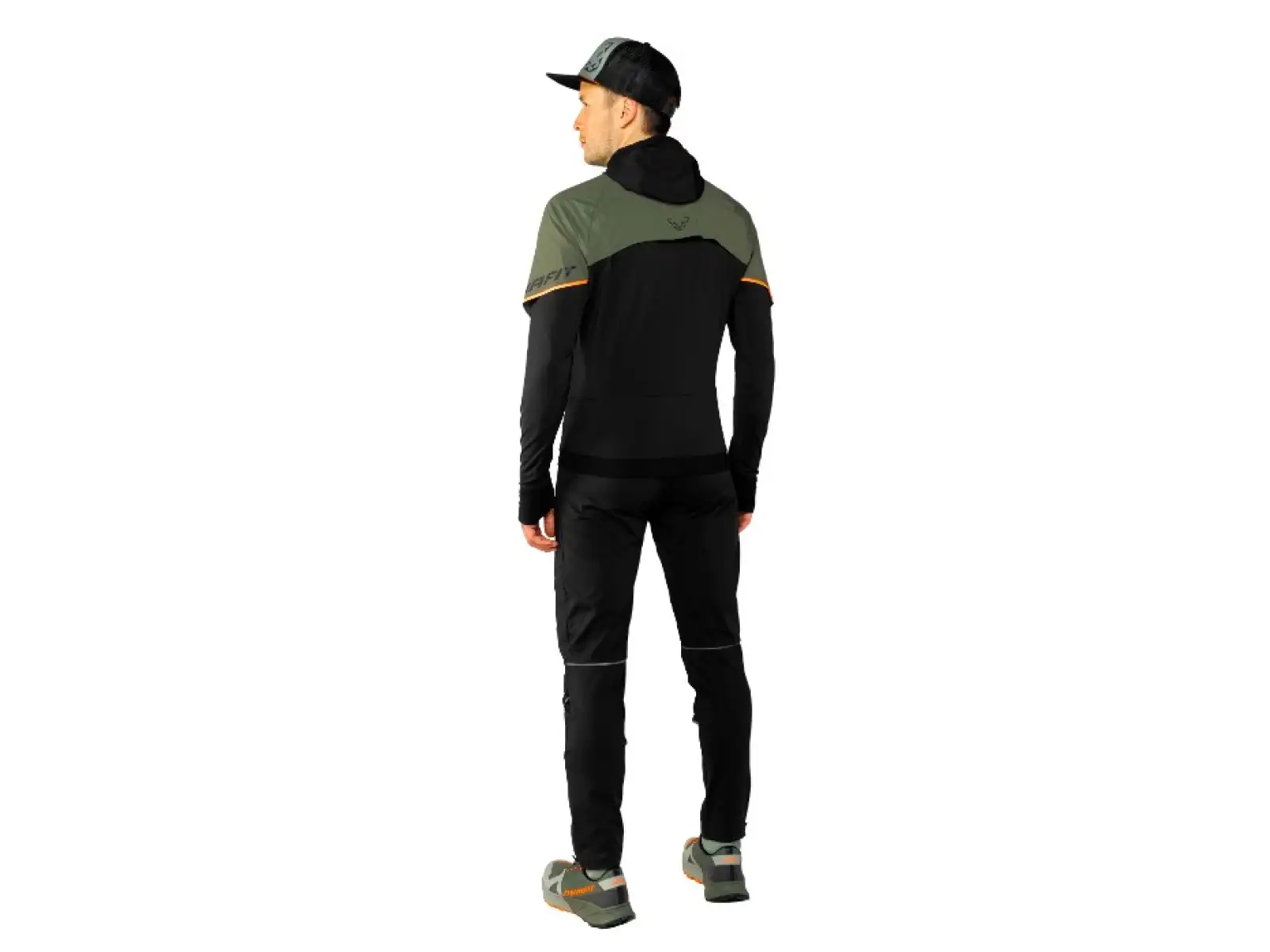 Dynafit Alpine Hybrid běžecké kalhoty pánské Black Out/Magnet