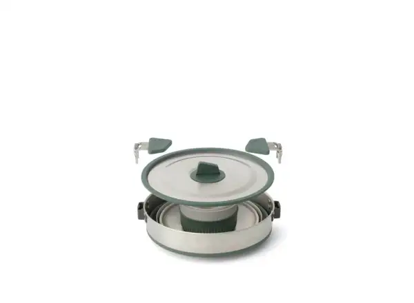 Sea to Summit Detour Stainless Steel Collapsible One Pot Cook Set 3L skládací hrnec v sadě