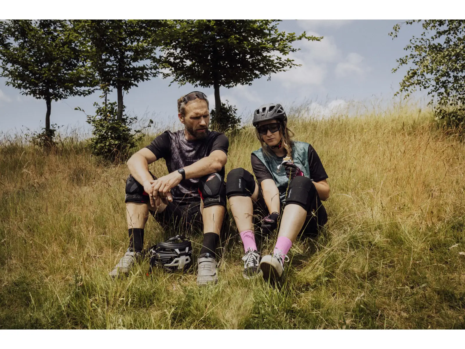 Force MTB Move pánský dres krátký rukáv tmavě zelená