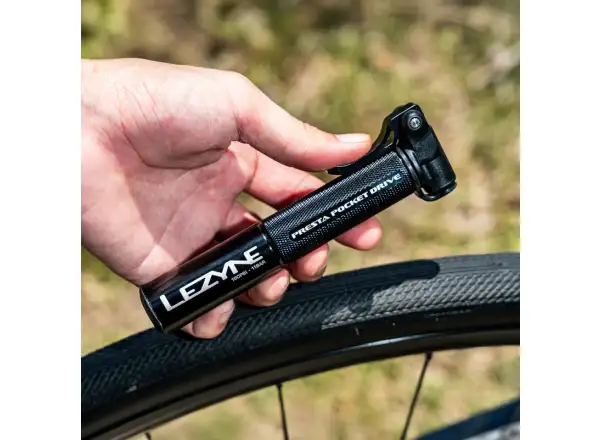Lezyne Presta Pocket Drive pumpička Black/Gold