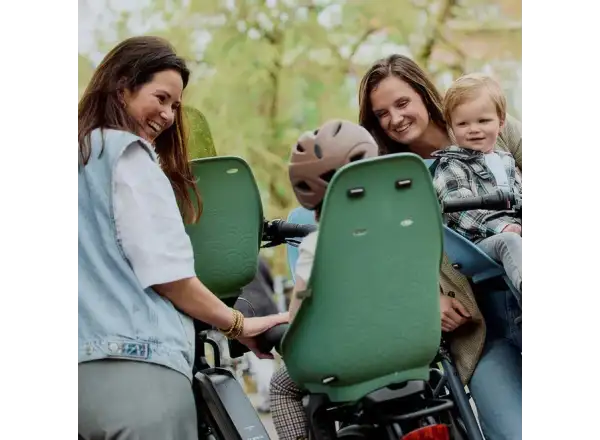 Urban Iki Ta-ke přední sedačka s MTB/ATB adaptérem Icho Green/Kurumi Brown