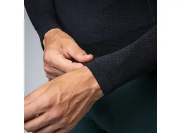Alé Intimo Merino pánské spodní triko dlouhý rukáv Black