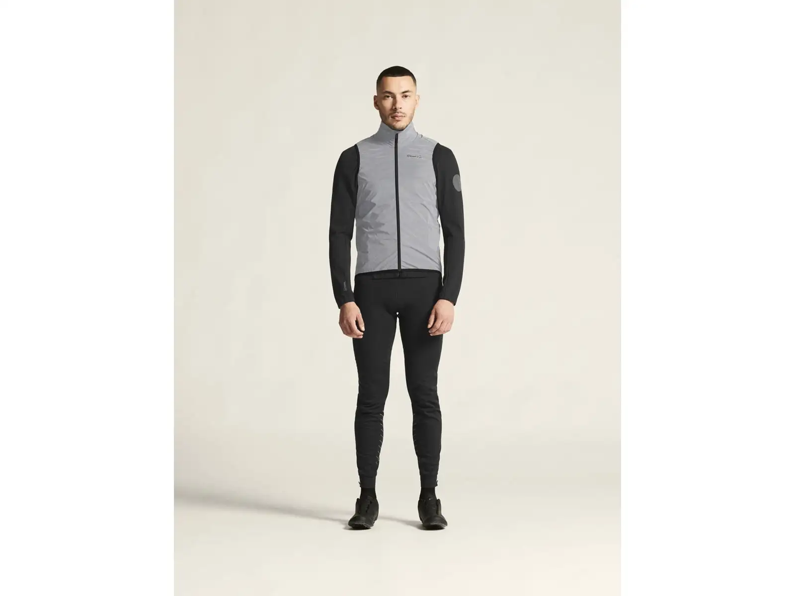 Craft ADV Essence Lumen Wind reflexní pánská vesta šedá