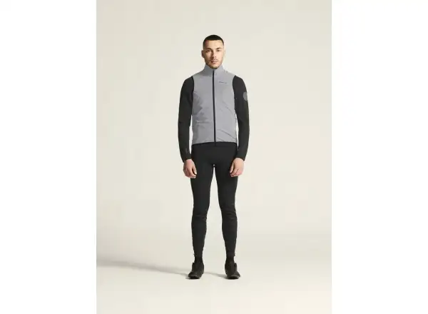 Craft ADV Essence Lumen Wind reflexní pánská vesta šedá