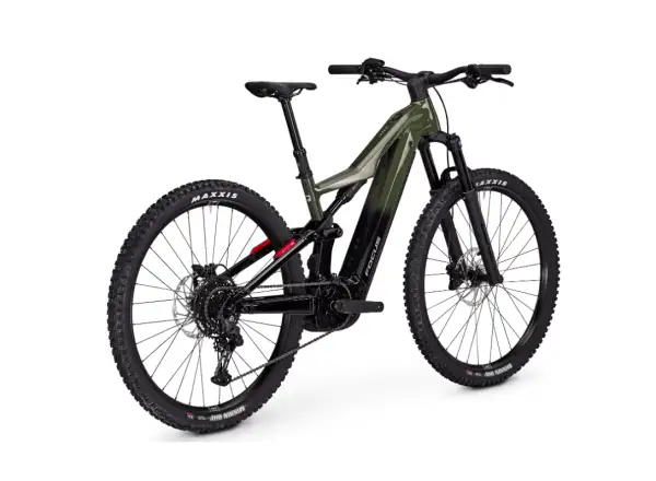 Focus Thron2 6.7 celoodpružené elektrokolo 600 Wh Urbangreen / Magicblack