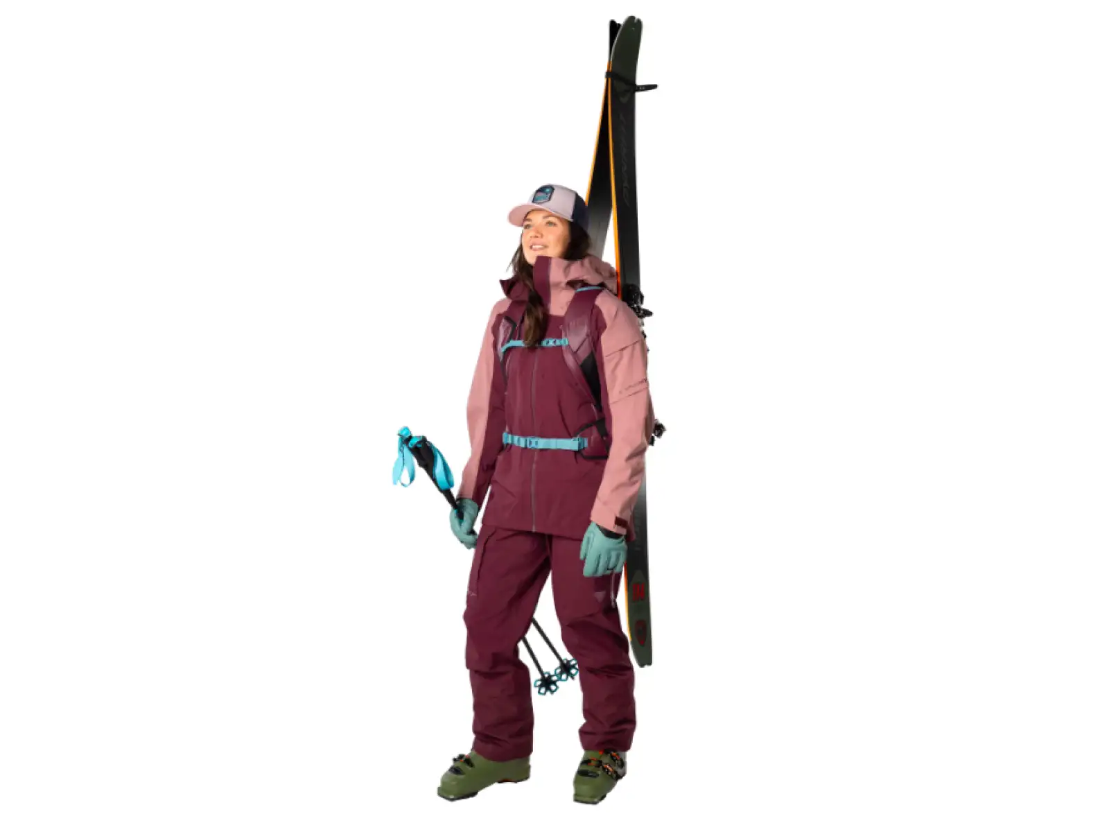 Dynafit Tigard Gore-Tex dámské kalhoty Burgundy