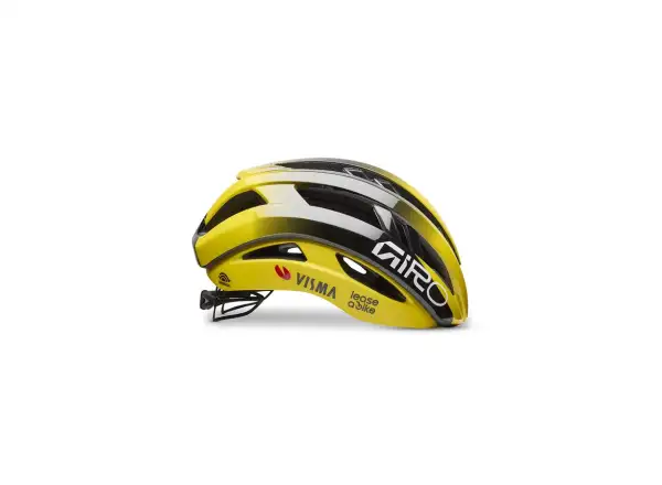 Giro Aries Spherical přilba Mat Black/Yellow Visma