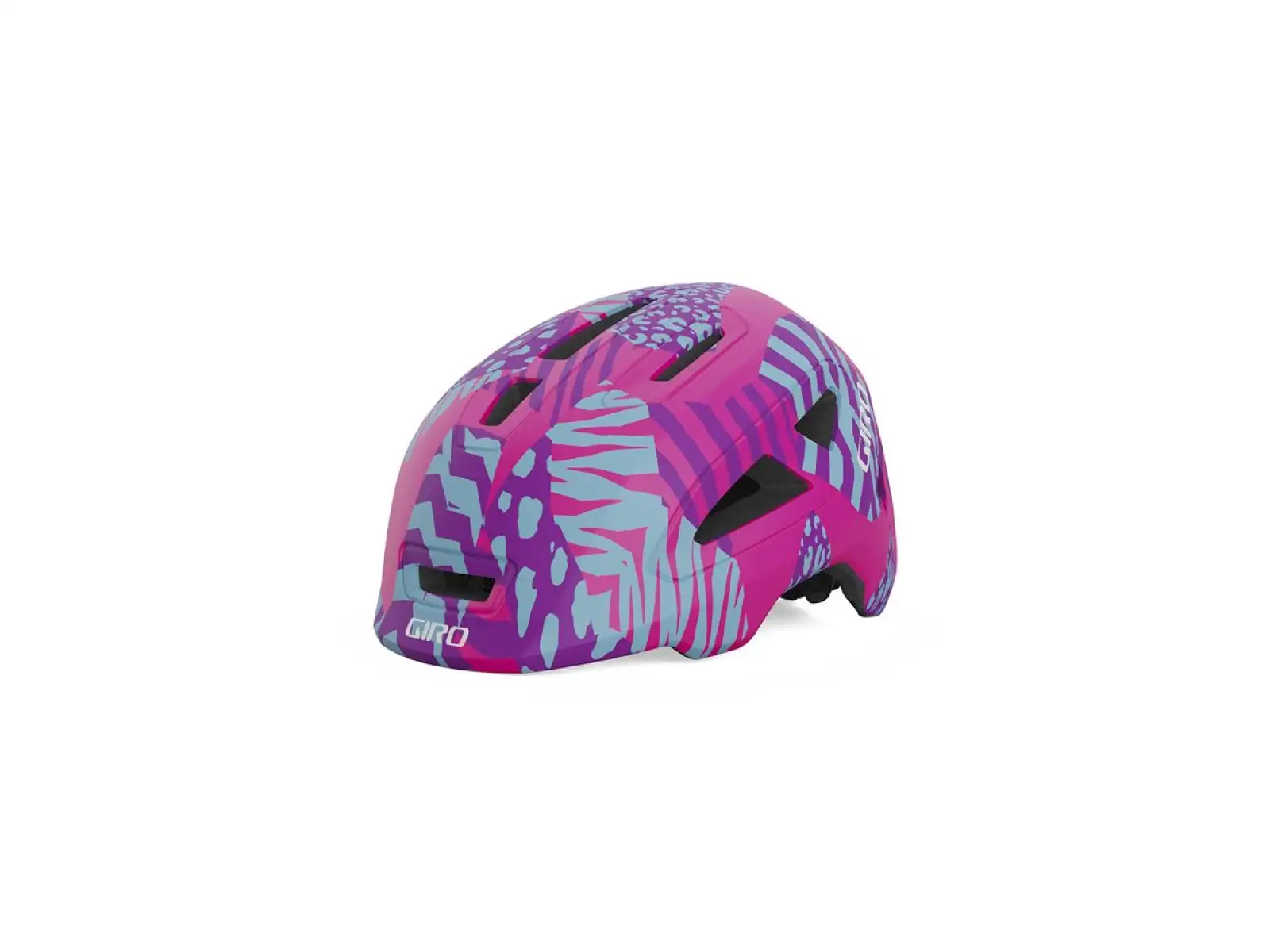 Giro Scamp II dětská přilba Mat Pink Animal