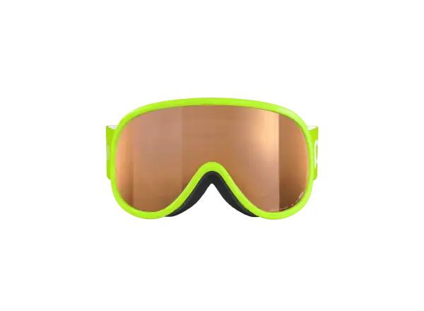 POC POCito Retina dětské lyžařské brýle Fluorescent Yellow/Green/Partly Sunny Light Orange