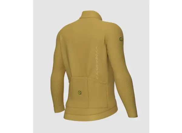 Alé PR-E Follow Me 2.0 pánský zateplený dres dlouhý rukáv Kashmir Yellow