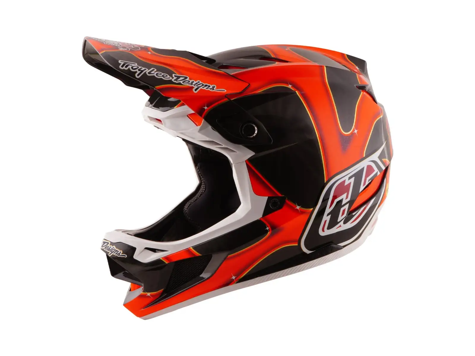Troy Lee Designs D4 Carbon Red Bull Rampage přilba Dreamland Black