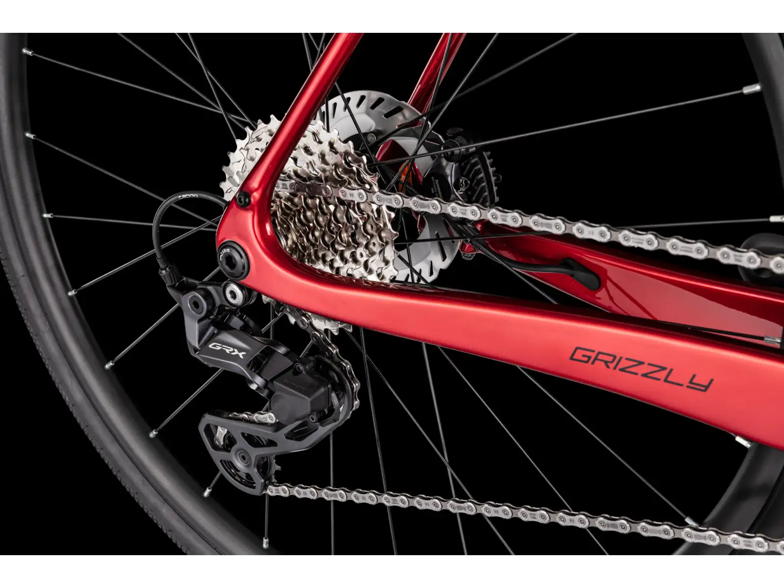 4Ever Grizzly Race gravel kolo Flame red