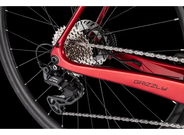 4Ever Grizzly Race gravel kolo Flame red