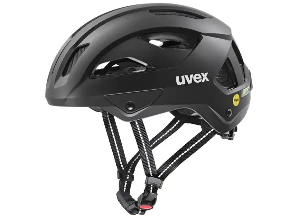 Uvex City Stride mips Hiplok ready přilba Black Matt