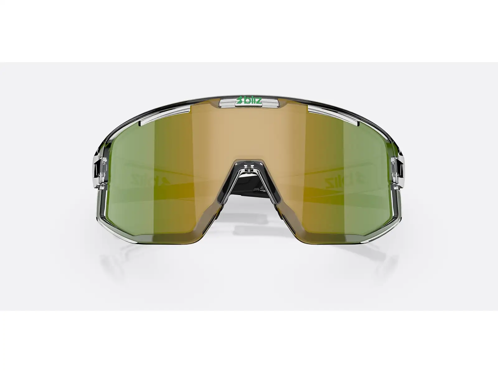 Bliz Fusion sluneční brýle Transparent White/Brown Green Multi