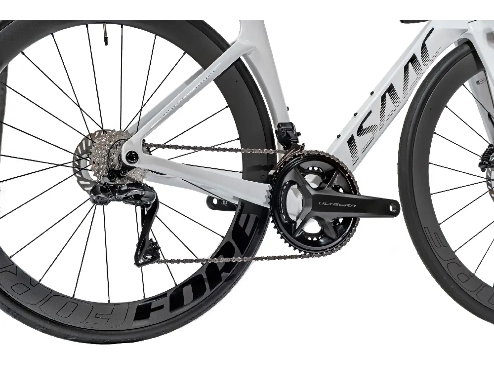 Isaac Meson 105 Di2 silniční kolo Mineral White