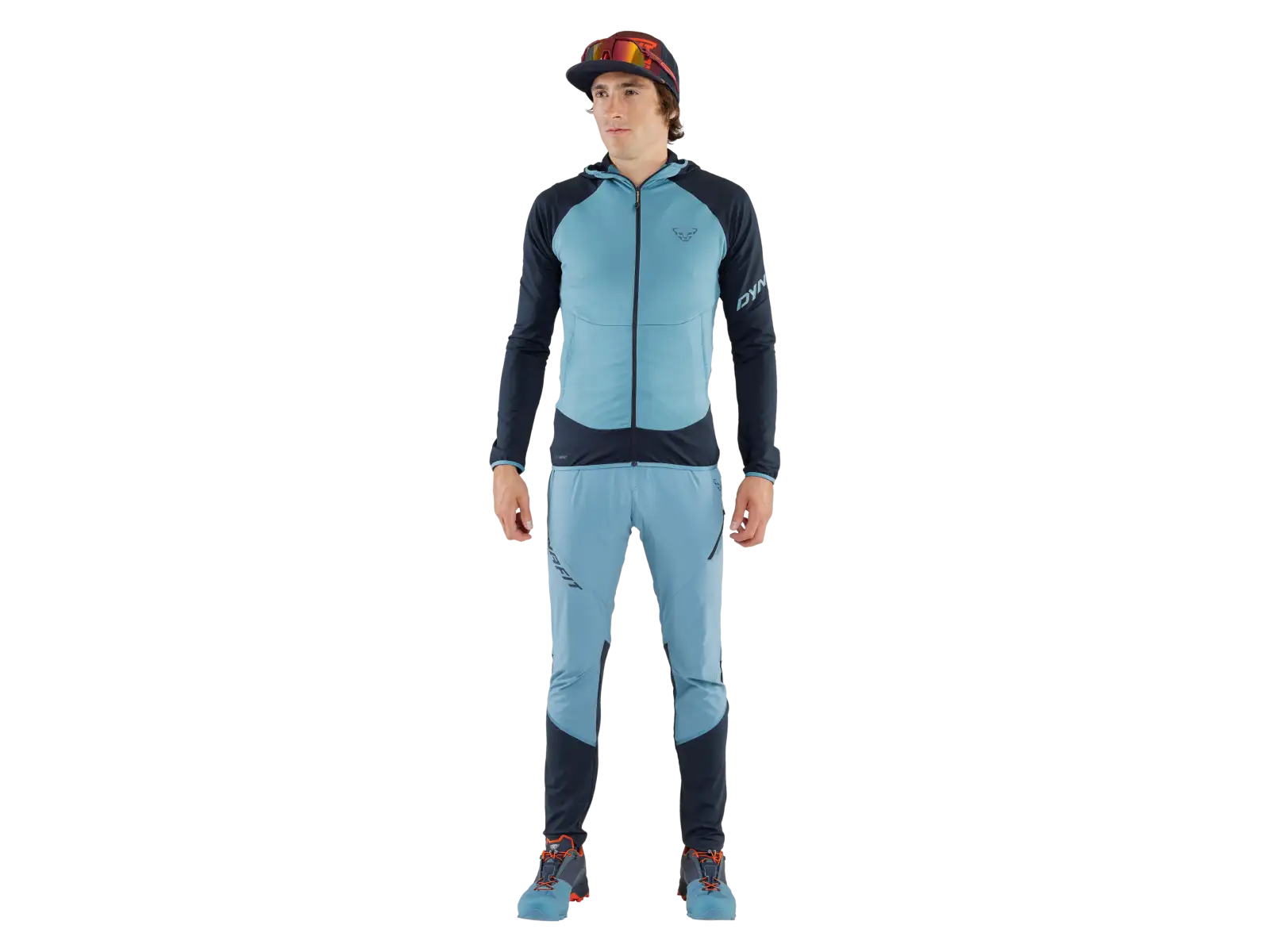 Dynafit Transalper Hybrid pánské funkční kalhoty Storm Blue