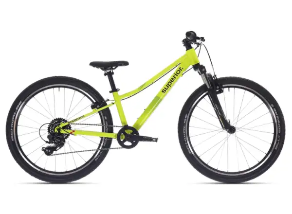 Superior RACER 24 dětské kolo Matte Radioactive Yellow