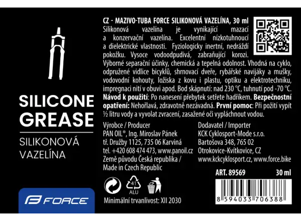 Force silikonová vazelína 30ml