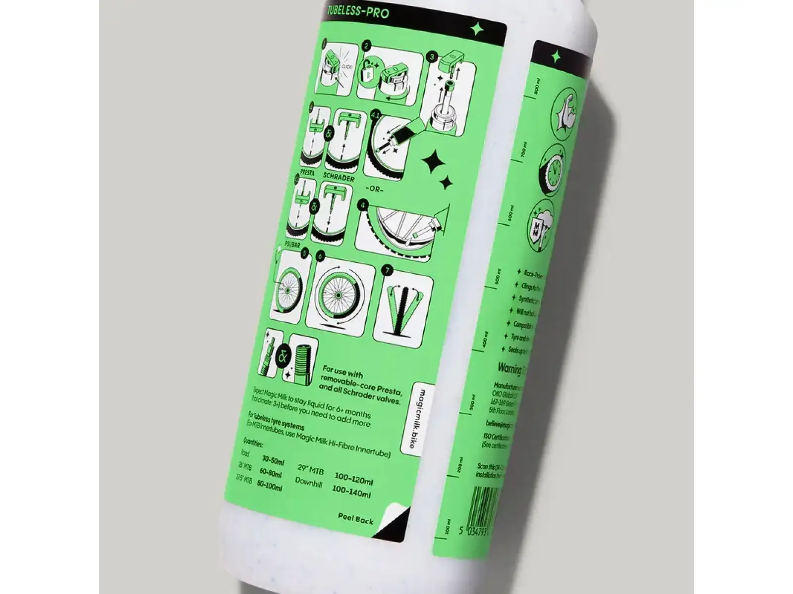 Magic Milk Hi-Fibre Tubeless Pro bezdušový tmel 1l