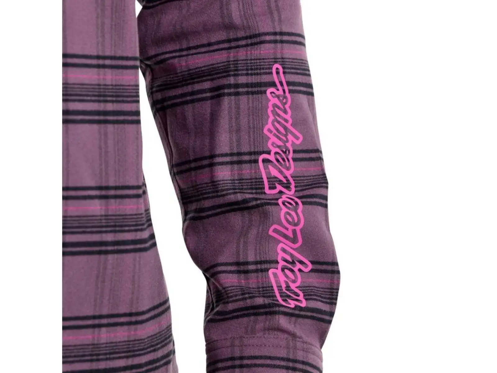 Troy Lee Designs Grind Flannel pánská košile Plaid Deep Purple