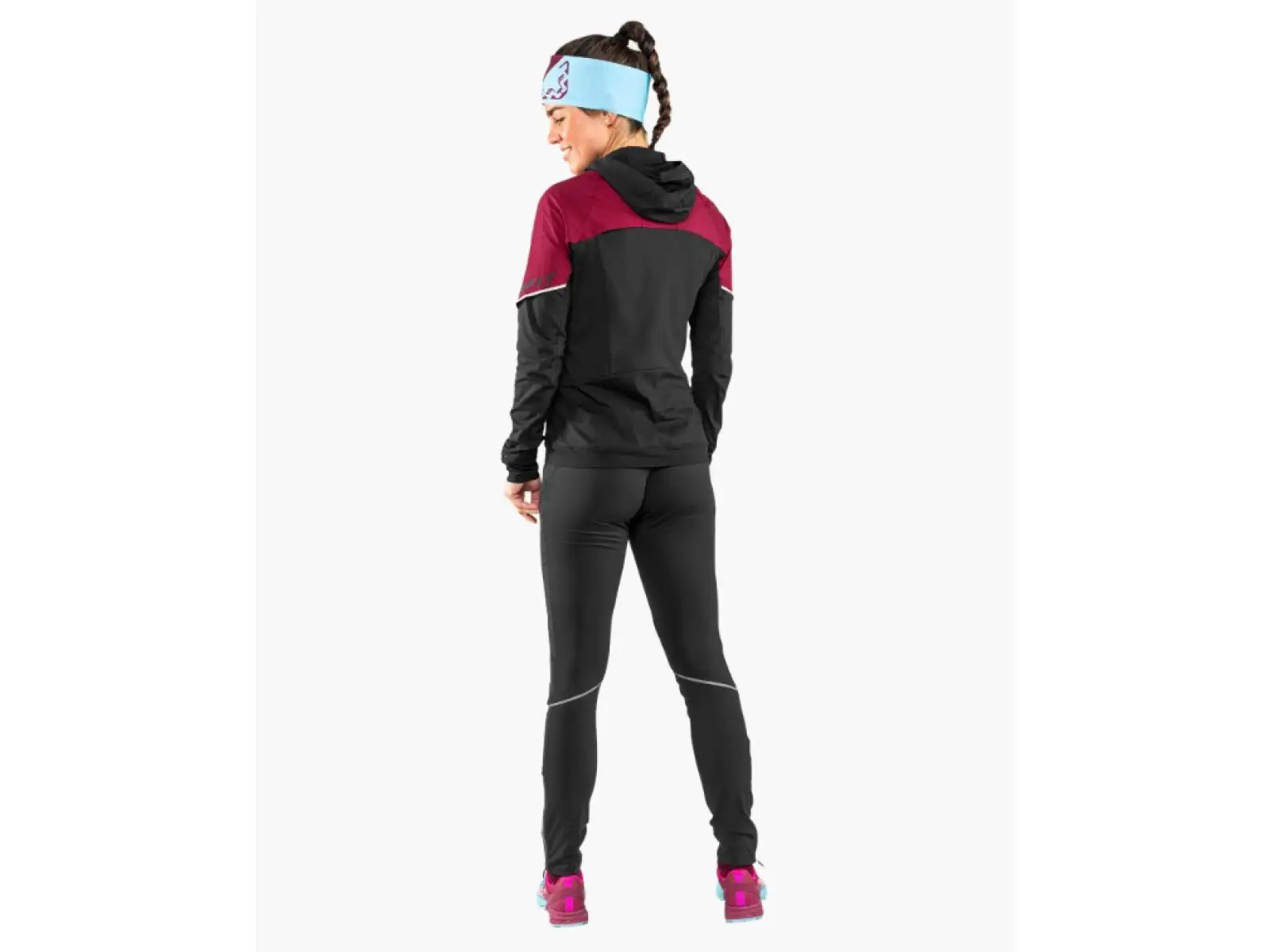 Dynafit Alpine Hybrid dámské běžecké kalhoty Black Out/Magnet