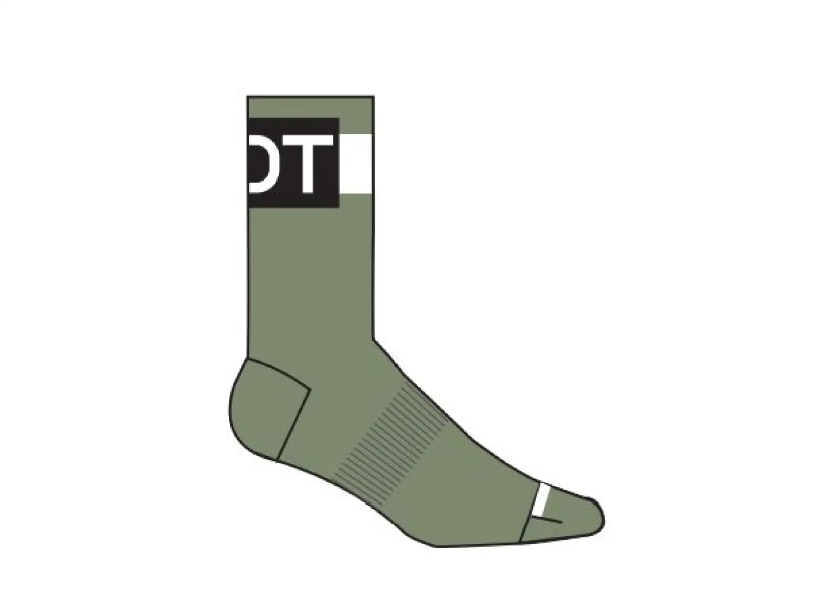 Dotout Signal ponožky Sage Green