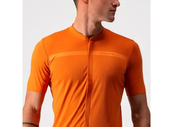 Castelli Unlimited AR pánský dres krátký rukáv Orange Rust