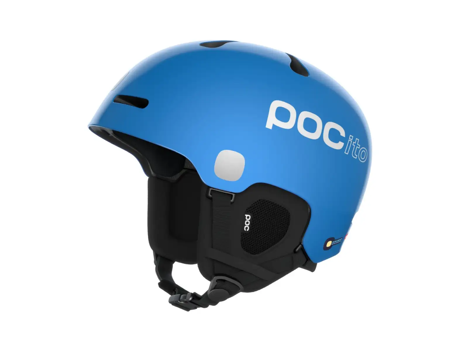 POC POCito Fornix MIPS dětská lyžařská helma Fluorescent Blue