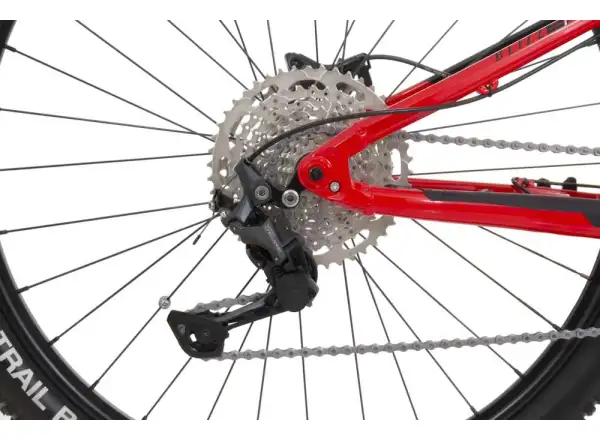 Rock Machine Blizz INT e40-29 horské elektrokolo gloss red/silver/black