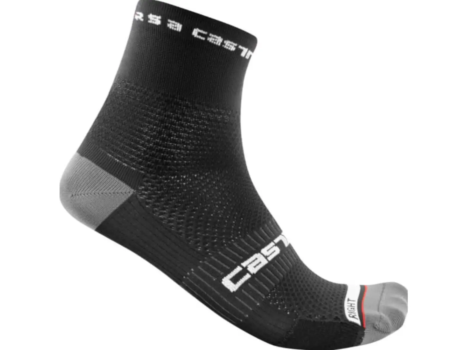 Castelli Rosso Corsa Pro 9 ponožky nízké černá
