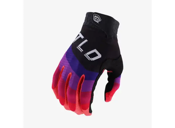 Troy Lee Designs Air Reverb dětské rukavice Black/Glo Red