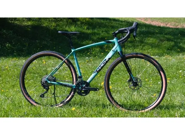 Rock Machine GravelRide 500 gloss light slate/black/silver gravel kolo