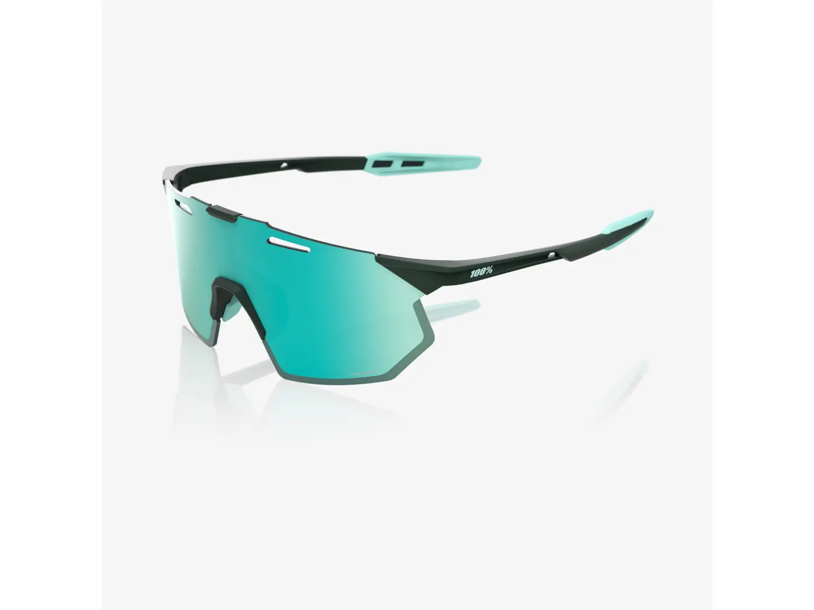 100% Hypercraft SQ sportovní brýle Matte Juniper/HiPER Mint Mirror Lens