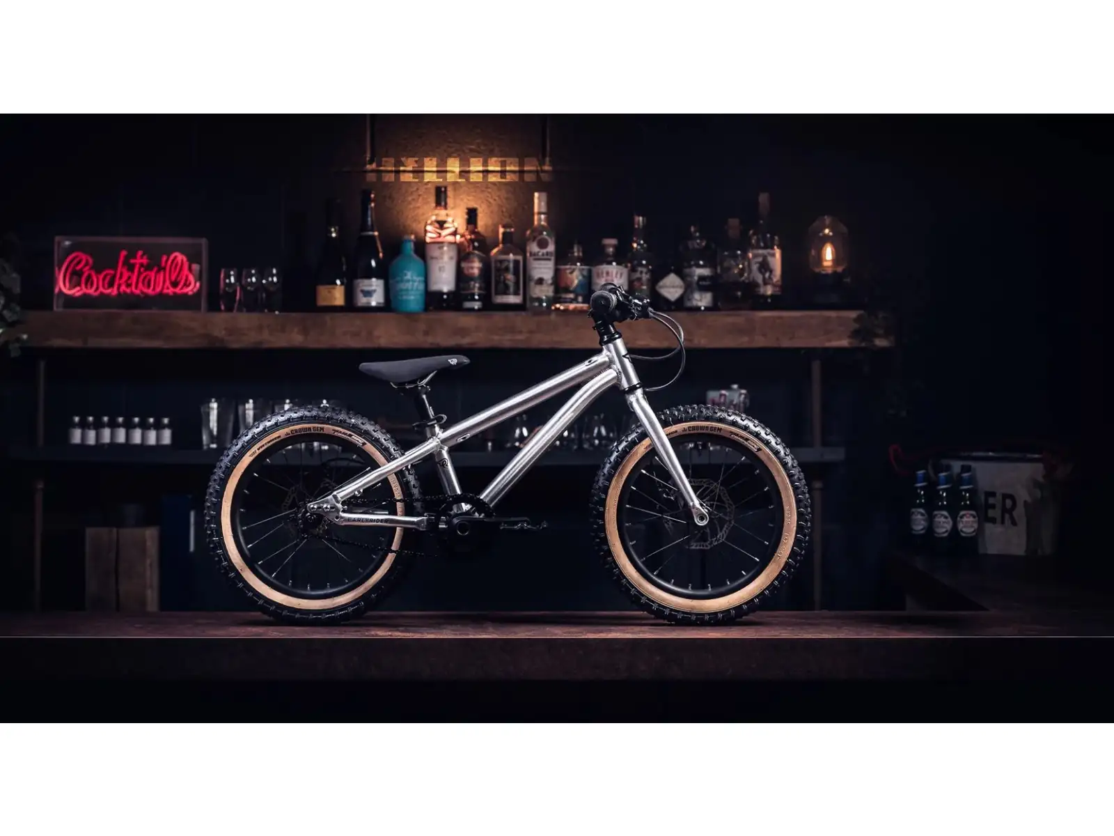Early Rider Hellion 16 dětské kolo Brushed Aluminium
