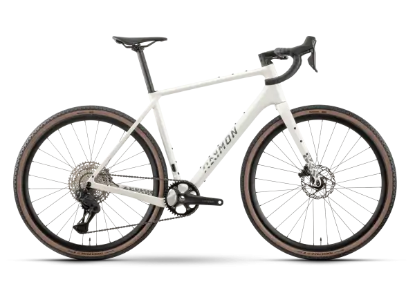 Raymon Soreno Pro 700 GRX715 Di2 gravel kolo White Sparkle