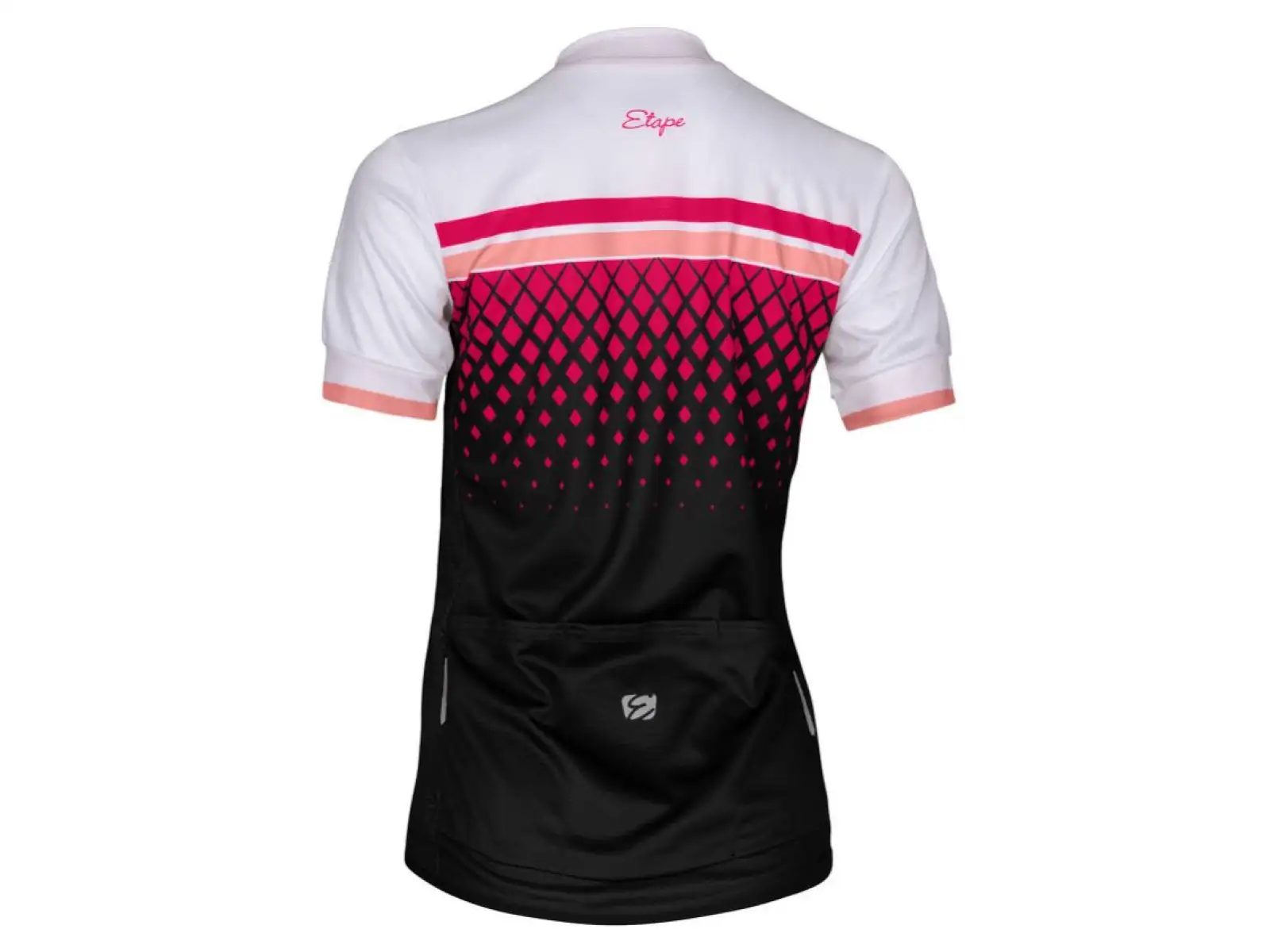Etape Diamond dámský dres krátký rukáv bílá/růžová