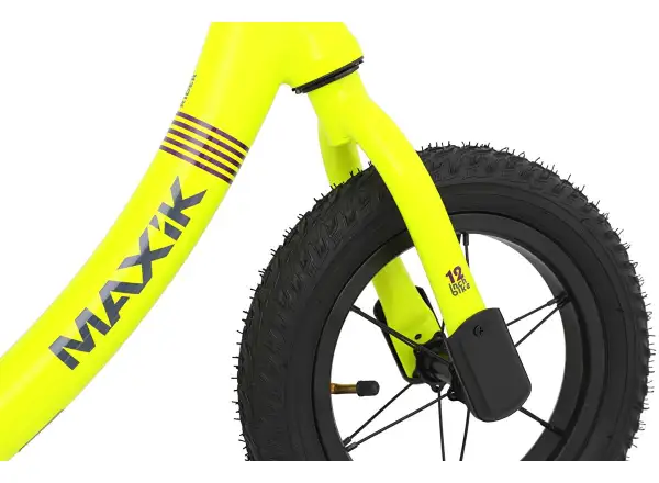 odrážedlo MAXÍK Evo Lite fluo žlutá/fialová