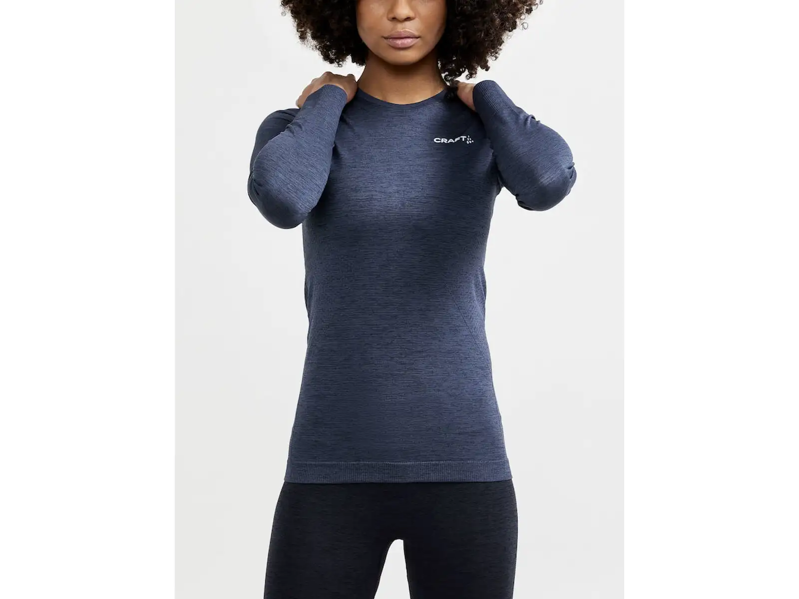 Craft Core Dry Active Comfort dámské triko dlouhý rukáv tmavě modrá