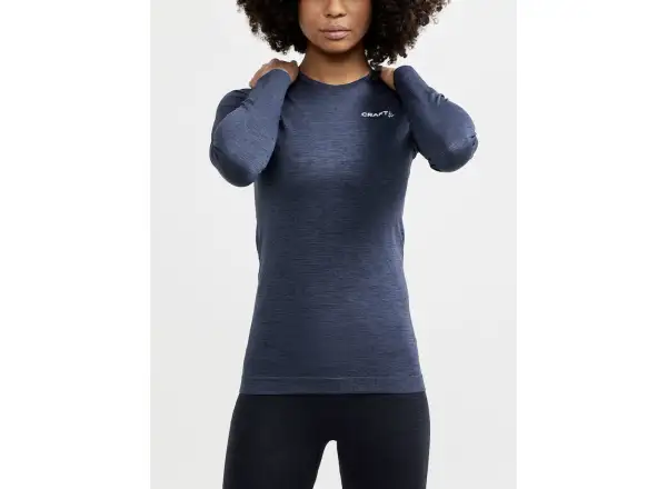 Craft Core Dry Active Comfort dámské triko dlouhý rukáv tmavě modrá