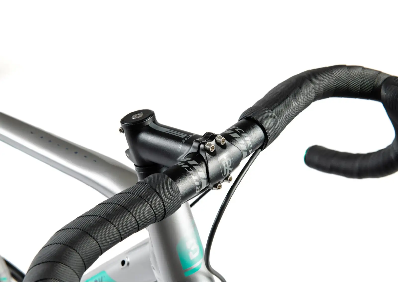 Bombtrack Tension 2 cyklokrosové kolo Glossy Grey / Green