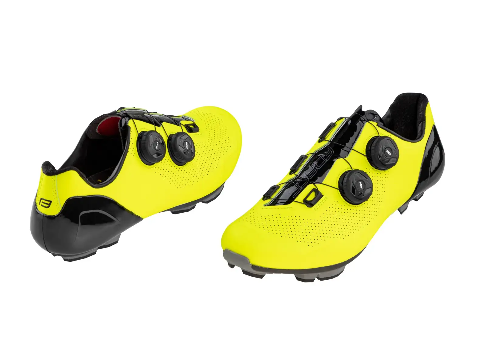 Force Warrior Carbon MTB pánské tretry Fluo
