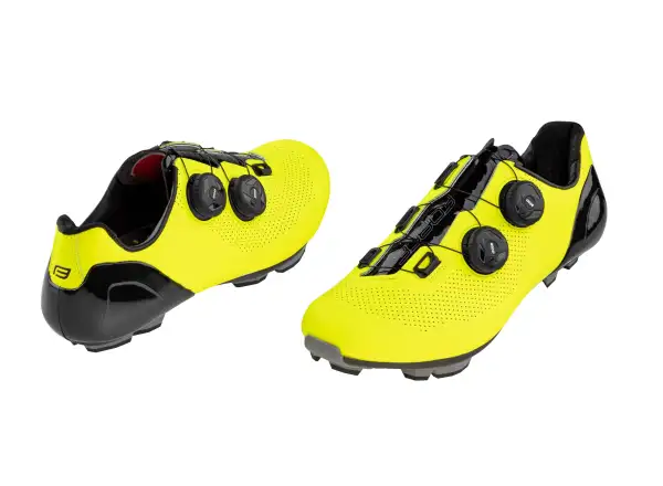 Force Warrior Carbon MTB pánské tretry Fluo