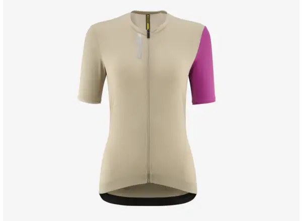 Mavic Essential dámský dres krátký rukáv White Pepper/Fuchsia