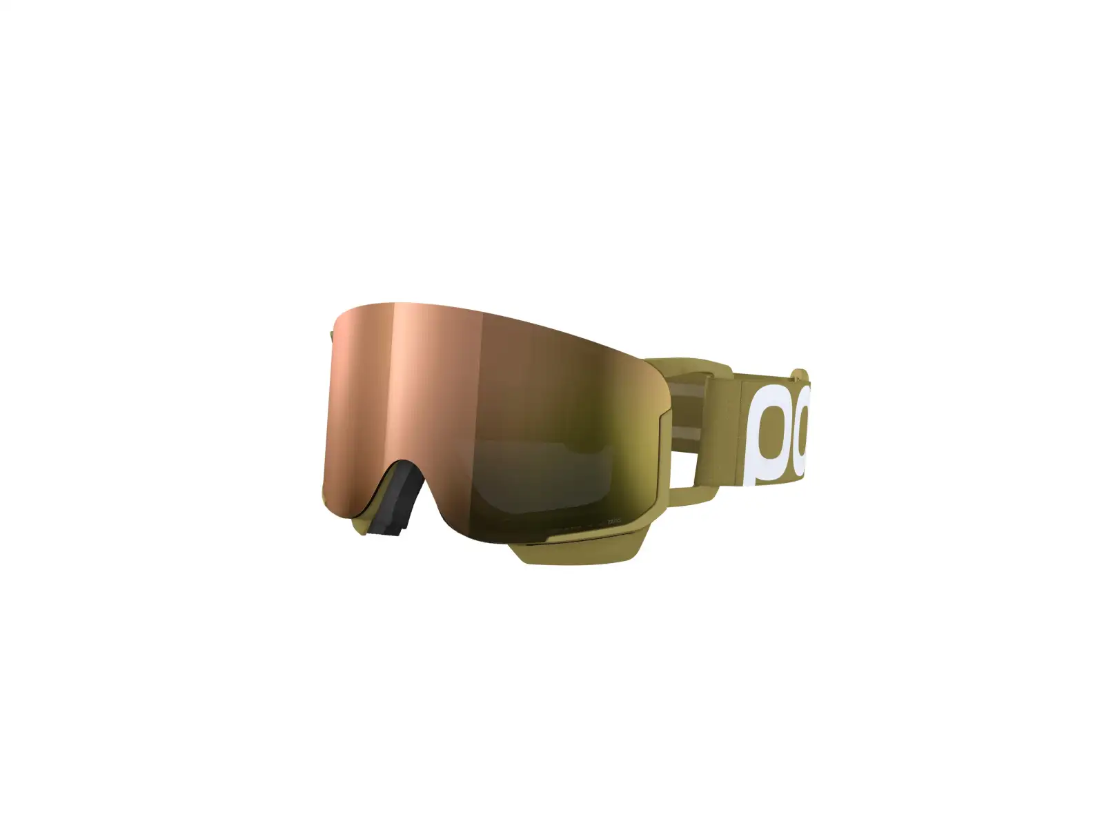 POC Nexal Mid lyžařské brýle Olivine Green/Partly Sunny Rose Gold